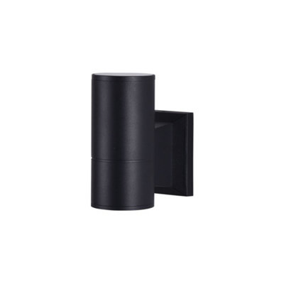 B&Q -  Luminosa Bowery Wall Lamp Black1 Light Ip54Gu10