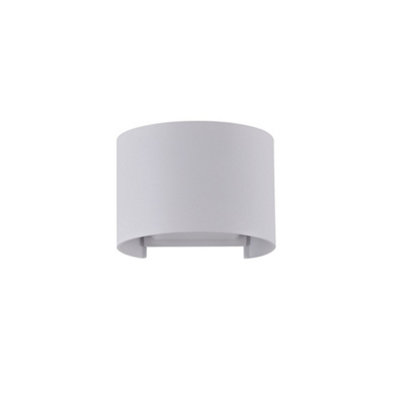 Luminosa Lighting Luminosa Fulton Integrated Led Wall Lamp WhiteIp54 from B&Q