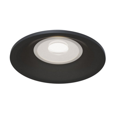 Luminosa Lighting Luminosa Slim Recessed Downlight Black1 LightGu10 from B&Q