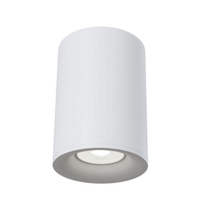 Luminosa Lighting Luminosa Alfa Surface Mounted Ceiling Downlight White1 LightGu10 from B&Q