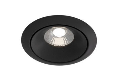Luminosa Lighting Luminosa Yin Integrated Led Recessed Downlight Black