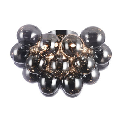 Luminosa Lighting Luminosa Balbo Semi Flush Ceiling Ceiling Lamp Nickel8 LightG9