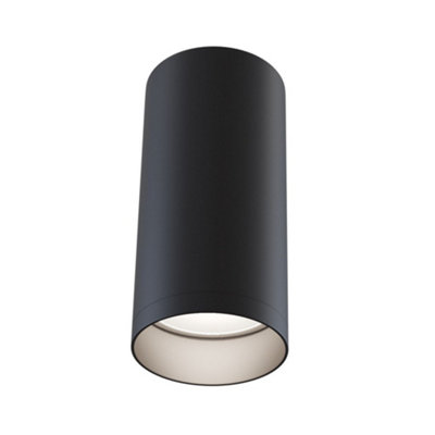 Luminosa Lighting Luminosa Alfa Surface Mounted Ceiling Downlight Black1 LightGu10 from B&Q