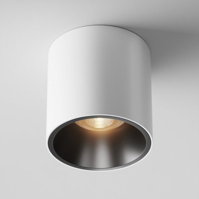 Luminosa Lighting White Luminosa Maytoni Alfa Led Surface Mounted Downlight 840Lm, 3000K
