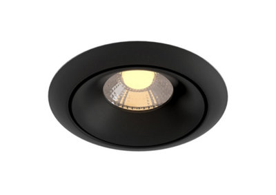 Luminosa Lighting Luminosa Yin Integrated Led Recessed Downlight Black