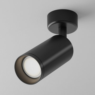 B&Q -  Luminosa Focus Surface Mounted Downlight Black 1Xgu10