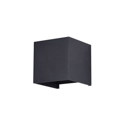 Luminosa Lighting Luminosa Fulton Integrated Led Wall Lamp BlackIp54 from B&Q