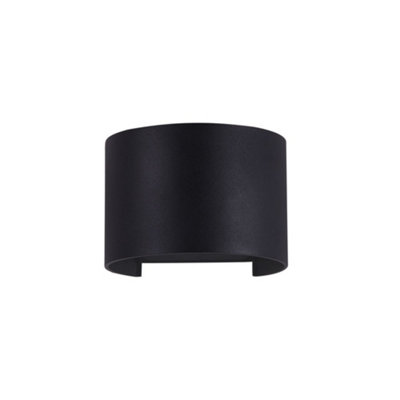Luminosa Lighting Luminosa Fulton Integrated Led Wall Lamp BlackIp54 from B&Q
