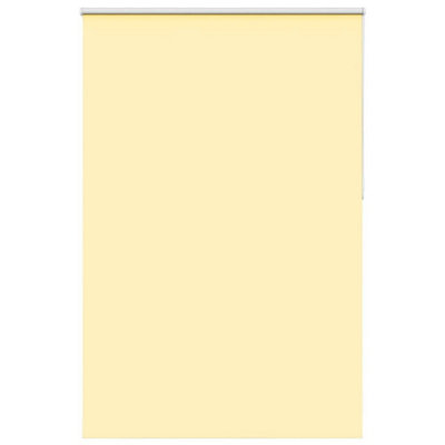 Berkfield Roller Blind Blackout Yellow 145X230 Cm Fabric Width 141.6 Cm Polyester from B&Q