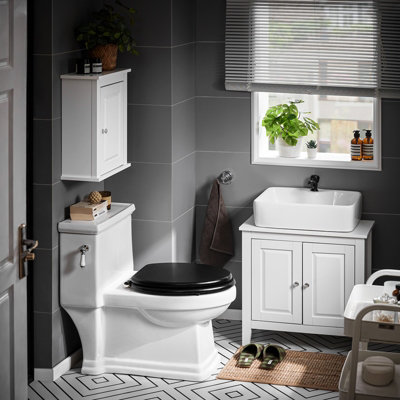 Sobuy Frg202-WUnder Sink Bathroom Storage Cabinet With Doors,white,w60Xd30Xh62.5 from B&Q