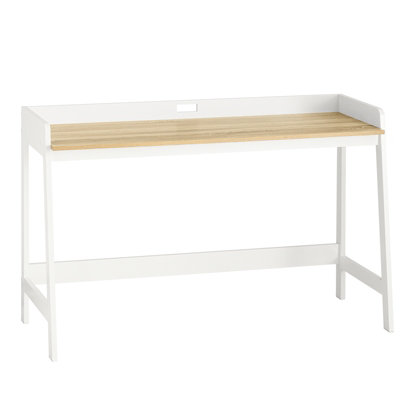 Sobuy Home Office Desk Computer Workstation Writing Table With Desktop White from B&Q