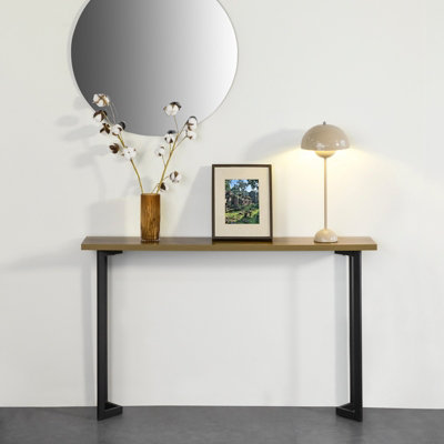 Sobuy Fsb50-PfConsole Table Hall Table Side Table End Table Living Room Table Sofa Table,neutral,w119.5Xd19.5Xh75 from B&Q