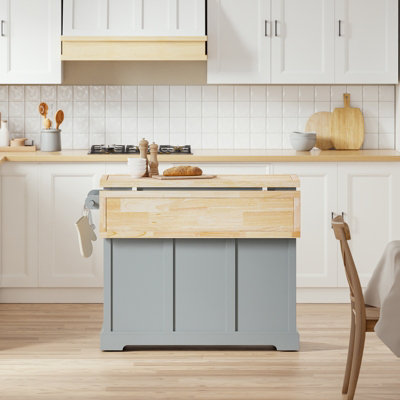 Sobuy Kitchen Trolley With 2 Drawers 4 Doors And Wheels 45.2X27.9X36.2 Inch Load Capacity 98 Kg Fkw71-Iii-HgGray from B&Q