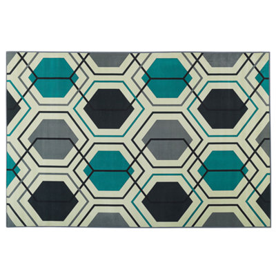 B&Q -  Rug Giresun Multicolour 140 X 200 Cm