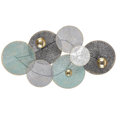 B&Q -  Wall Decor Polonium Metal 49 Cm Multicolour