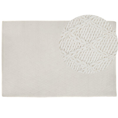 B&Q -  Rug Erzin Off-White 160 X 230 Cm