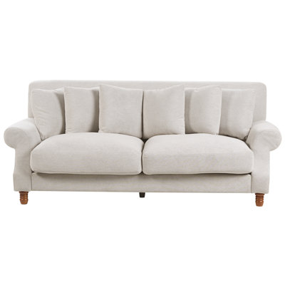 Beliani Sofa 2 Seater Eike Fabric Off-White from B&Q