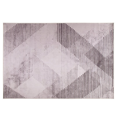 B&Q -   Rug Kale Pink 160 X 230 Cm