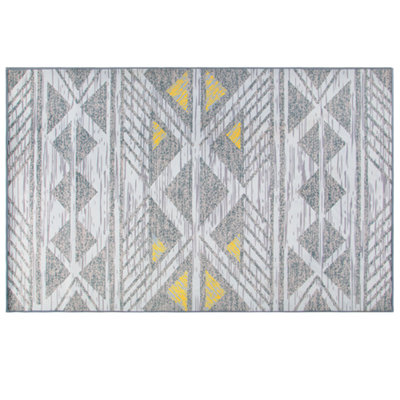 Beliani  Rug Kargi Grey 160 X 230 Cm