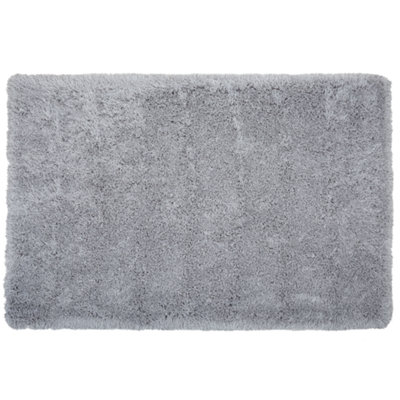 B&Q -  Shaggygy Rug Cide Light Grey 200 X 300 Cm