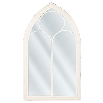 B&Q -  Wall Mirror Trelly 62 Cm 113 Cm Metal White