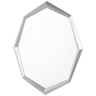 B&Q -  Wall Mirror Oeno 66 Cm 91 Cm Silver