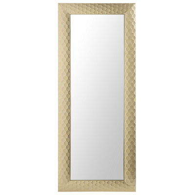 B&Q -  Wall Mirror Antibes 50 Cm 130 Cm Gold