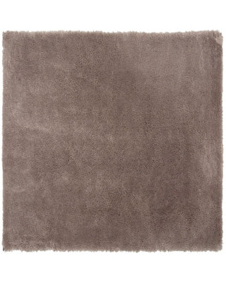 B&Q -  Shaggygy Rug Evren Light Brown 200 X 200 Cm