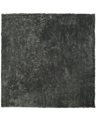 B&Q -  Shaggygy Rug Evren Dark Grey 200 X 200 Cm