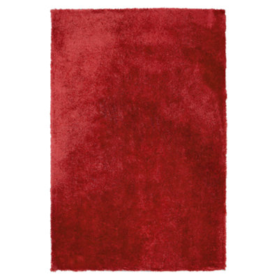 B&Q -  Shaggygy Rug Evren Red 140 X 200 Cm