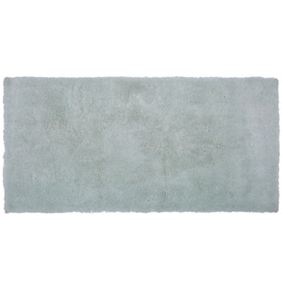 B&Q -  Shaggygy Rug Evren Mint Green 80 X 150 Cm