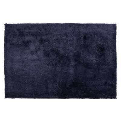 B&Q -  Shaggygy Rug Evren Dark Blue 140 X 200 Cm
