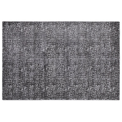B&Q -  Rug Esel Silver 160 X 230 Cm Viscose