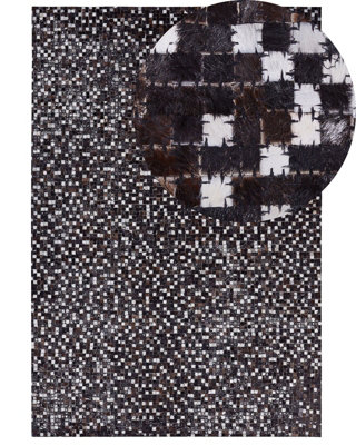 B&Q -  Rug Akkese Brown 160 X 230 Cm Leather