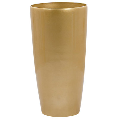 Beliani  Plant Pot Tseria 40 Cm Gold from B&Q