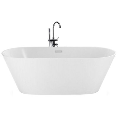 Beliani Freestanding Bathtub Havana 1600 X 800 mm White from B&Q