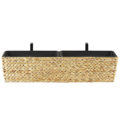 Beliani Plant Pot Kawala 80 Cm Sand Beige from B&Q