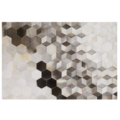 B&Q -  Rug Sason Beige 160 X 230 Cm Leather