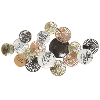 B&Q -  Wall Decor Osmium Metal 50 Cm Silver