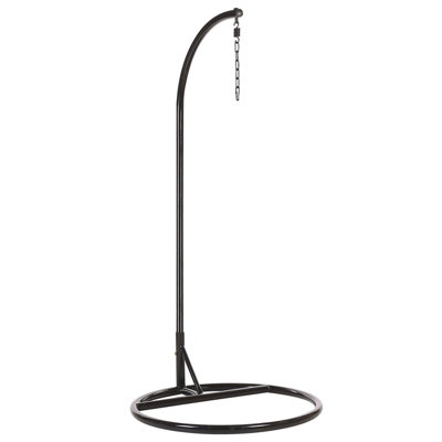 B&Q -  Hanging Chair Stand Stan Metal Black