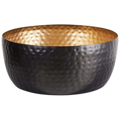 B&Q -  Decorative Bowl Banha Metal Black