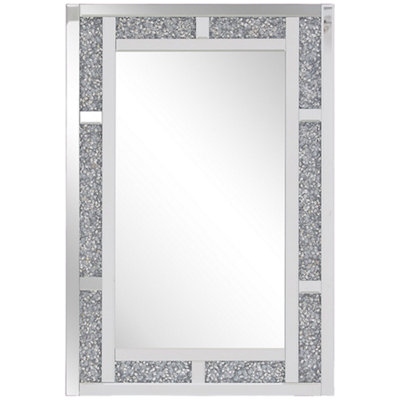 B&Q -  Wall Mirror Avrille 60 Cm 90 Cm Silver