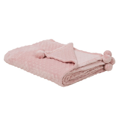 Beliani Blanket Samur 150 X 200 Cm Pink from B&Q