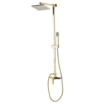 Beliani Mixer Shower Set With Rainshower Tagbo Gold from B&Q