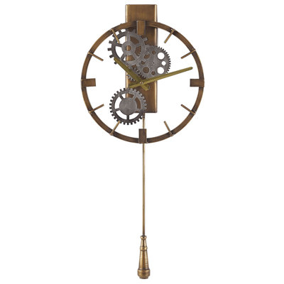 B&Q -  Wall Clock Marcote 30 Cm Metal Gold