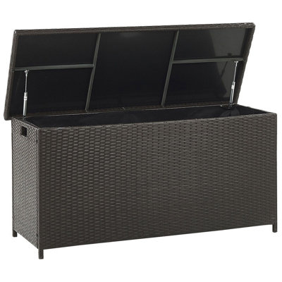 Beliani Storage Box Modena 126 Cm 46 Cm Brown from B&Q