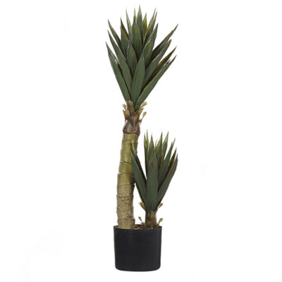 Beliani Artificial Potted Plant 90 Cm Yucca