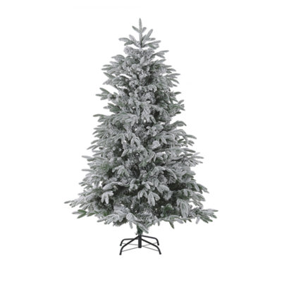 Beliani Artificial Snowy Christmas Tree Bassie 180 Cm White from B&Q