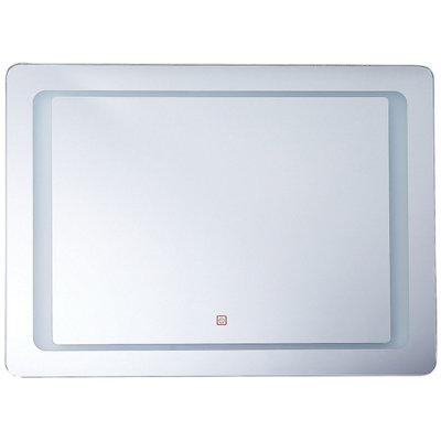 B&Q -  Led Bathroom Mirror Wassy 80 Cm 60 Cm Silver