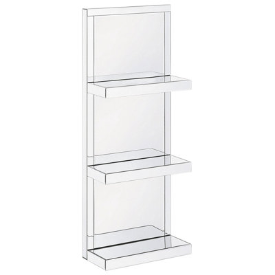 B&Q -  Wall Shelf Gaona Mirrored Silver